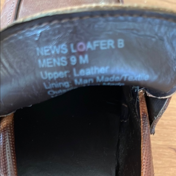 Kenneth Cole Men's Brown Loafers size 9 - Picture 5 of 5